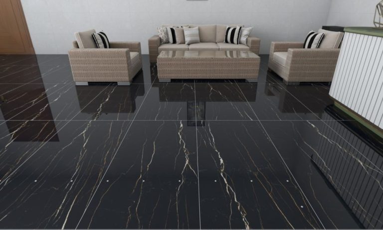 Black Floor Marble